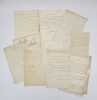 13 lettres et notes autographes sign&eacute;es. MONSELET (Charles)