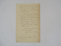 Lettre autographe signée