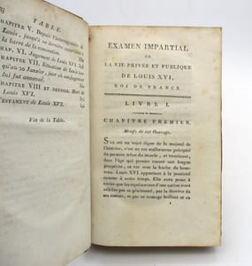 Examen impartial de la vie privée et publique de Louis XVI, roi de France