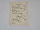 Lettre autographe sign&eacute;e. JAMMES (Francis)