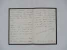 Lettre autographe sign&eacute;e. SAND (Solange)