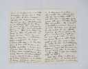 Lettre autographe sign&eacute;e. BROHAN (Augustine)