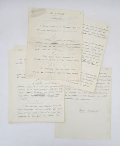 De l'amitié : manuscrit autographe signé