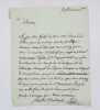 Lettre autographe sign&eacute;e. PICARD (Louis-Beno&icirc;t)