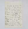 Lettre autographe sign&eacute;e. QUINET (Edgar)