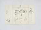 Lettre autographe sign&eacute;e. QUINET (Edgar)