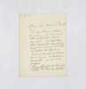 Lettre autographe sign&eacute;e. PAILLERON (&Eacute;douard)