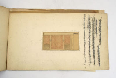 Ensemble de 40 dessins de mobilier Art déco