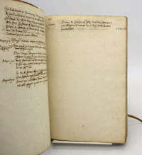 Livre de raisons de Pierre de Navailles et carnets de 7 gouaches de style cubiste