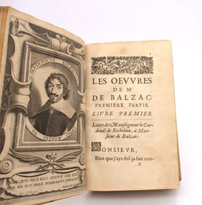 Les Oeuvres de Mr de Balzac
