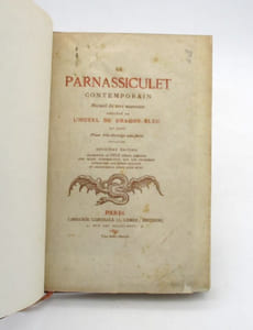 Le Parnassiculet contemporain