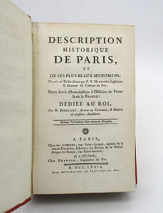 Description historique de Paris, et de ses plus beaux monuments