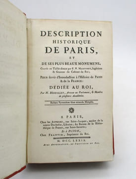 Description historique de Paris, et de ses plus beaux monuments. BÉGUILLET (Edme)