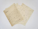 Le Bonheur : manuscrit autographe sign&eacute;. ADAM (Paul)