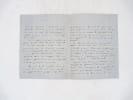 Lettre autographe sign&eacute;e. ABOUT (Edmond)