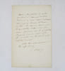 Lettre autographe sign&eacute;e. AUGIER (Paul)
