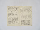 Lettre autographe sign&eacute;e. MAETERLINCK (Maurice)
