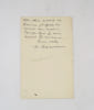 Lettre autographe sign&eacute;e. MAETERLINCK (Maurice)