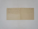 Lettre autographe sign&eacute;e. MAETERLINCK (Maurice)