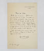 Lettre autographe sign&eacute;e. BOURGET (Paul)