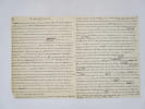 Pour former l'imagination : manuscrit autographe sign&eacute;. HENRIOT (&Eacute;mile)