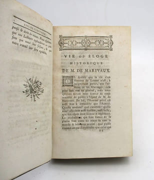 Esprit de Marivaux, ou Analectes de ses ouvrages; précédés de la vie historique de l'auteur. LESBROS DE LA VERSANE (Louis de)