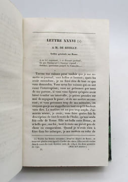 L'Italie il y a cent ans ou Lettres écrites d'Italie à quelque amis en 1739 et 1740. BROSSES (Charles de)