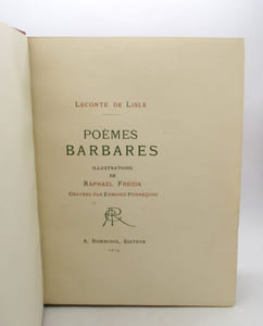 Poèmes barbares