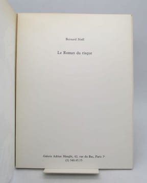Le Roman du risque. VOSS (Jan); NOËL (Bernard)