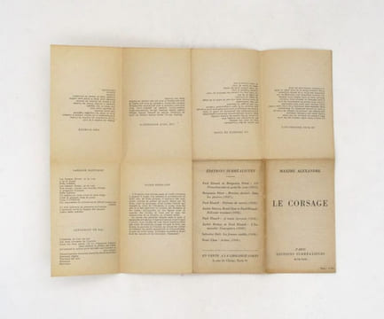 Le Corsage. ALEXANDRE (Maxime)