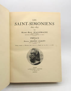 Les Saint-Simoniens 1827-1837