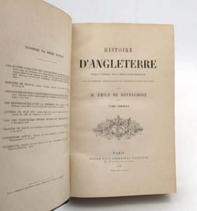 Histoire d'Angleterre jusqu'à l'époque de la Révolution française