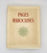 Pages marocaines. BOSCO (Henri); RIOU (Louis)