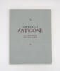 Antigone. SOPHOCLE; ALIX (Yves)