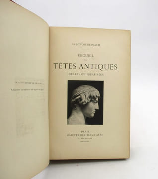Recueil de têtes antiques idéales ou idéalisées.. REINACH (Salomon)