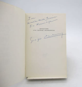 Entretiens avec Georges Charbonnier. AUDIBERTI (Jacques)