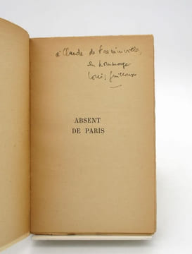 Absent de Paris. GUILLOUX (Louis)