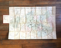 Nouveau plan de Paris en 20 arrondissements, 1861.