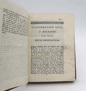Ordenanzas de la ilustre universidad y casa de contratation de la M. N/ Y. M. L. Villa de Bilbao (insertos sus reales privilegios) aprobadas, y confirmadas por el rey nuestro senor Don Felipe Quinto (que dios garde) ano de 1737.