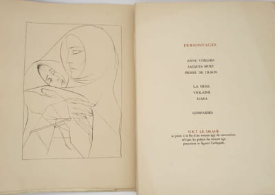 L'annonce faite à Marie. Mystère en quatre actes et un prologue de Paul Claudel, avec des gravures au burin de Pierre-Yves Trémois.