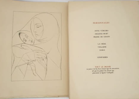 L'annonce faite à Marie. Mystère en quatre actes et un prologue de Paul Claudel, avec des gravures au burin de Pierre-Yves Trémois.. CLAUDEL (Paul), ...