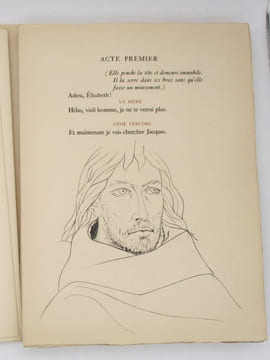 L'annonce faite à Marie. Mystère en quatre actes et un prologue de Paul Claudel, avec des gravures au burin de Pierre-Yves Trémois.. CLAUDEL (Paul), ...