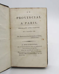 Un Provincial à Paris, pendant une partie de l'année 1789. [Strasbourg]