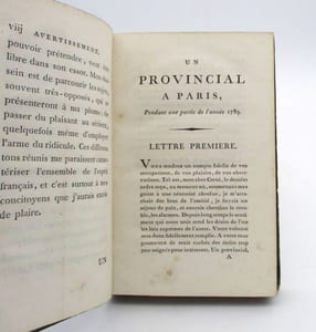 Un Provincial à Paris, pendant une partie de l'année 1789. [Strasbourg]