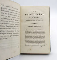 Un Provincial à Paris, pendant une partie de l'année 1789. [Strasbourg]
