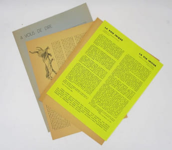 BIEF Jonction Surréaliste. n°s 1-12, 1958-1960.