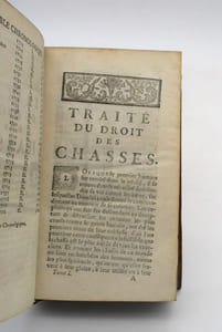Code des chasses, ou nouveau traité du droit des chasses, suivant la jurisprudence de l'ordonnance de Louis XIV, du mois d'août 1669, mise en conférence [...]. 4e édition, revue, corrigée et augmentée jusqu'à présent.