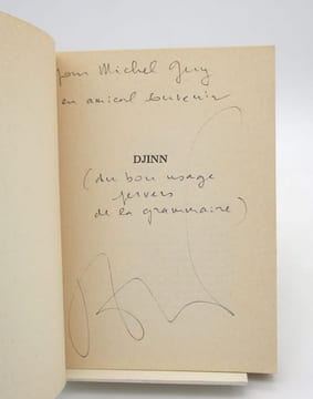 Djinn. Un trou rouge entre les pavés disjoints.. ROBBE-GRILLET (Alain)