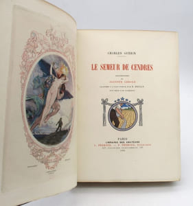 Le semeur de cendres. Illustrations de Auguste Leroux gravées à l'eau-forte par E. Desicy, sur bois par Clément.