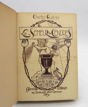 Le semeur de cendres. Illustrations de Auguste Leroux gravées à l'eau-forte par E. Desicy, sur bois par Clément.. GUERIN (Charles), LEROUX (Auguste)
